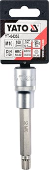 KLUCZ TRZPIENIOWY SPLINE 1/2 M10 L100MM