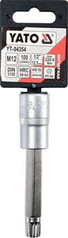 KLUCZ TRZPIENIOWY SPLINE 1/2 M12 L100MM