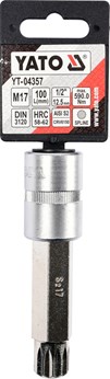 KLUCZ TRZPIENIOWY SPLINE 1/2 M17 L100MM