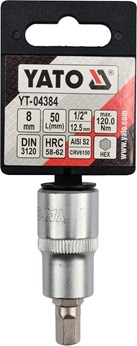 KLUCZ TRZPIENIOWY HEX 1/2 8MM L55MM