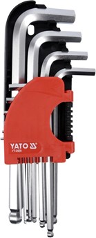 KLUCZE HEX KULKA 10CZ.2-12MM