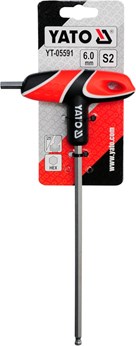 KLUCZ TRZPIENIOWY HEX UCHWYT T 6 KULKA