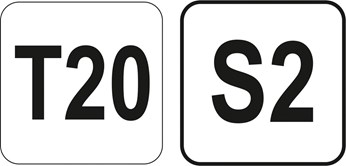 KLUCZ TRZPIENIOWY TORX UCHWYT T20