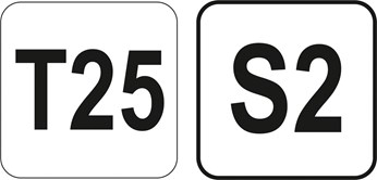 KLUCZ TRZPIENIOWY TORX UCHWYT T25