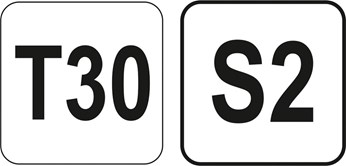 KLUCZ TRZPIENIOWY TORX T30 UCHWYT