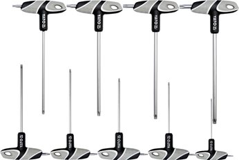 ZESTAW KLUCZY TRZPIENIOWYCH TORX Z RĘKOJEŚCIĄ, 9 CZ