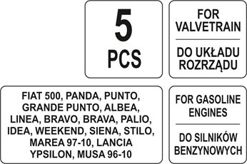 ZESTAW BLOKAD ROZRZADU FIAT 1,2 16V
