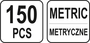 150 SZT NAKRETKI MOTYLKOWE METRYCZNE MIX