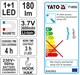 LAMPA WARSZTATOWA LI-ION 2W1 LED MAGNETIC
