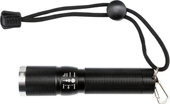 METALOWA LATARKA Z DIODA CREE, 100X25MM