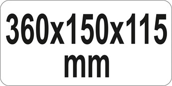 SKRZYNKA NARZĘDZIOWA 360*150*115MM