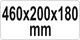 SKRZYNKA NARZEDZIOWA 460X200X180MM