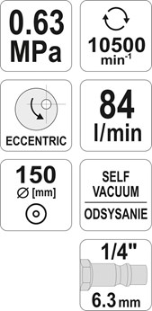 SZLIFIERKA PNEUMATYCZNA MIMOŚRODOWA 5MM