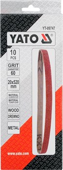 TASMA SCIERNA BEZKON. 10SZT P60 20X520MM