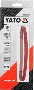 TASMA SCIERNA BEZKON. 10SZT P80 20X520MM