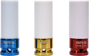 ZESTAW NASADEK DO FELG ALUMINIOWYCH 17, 19, 21MM