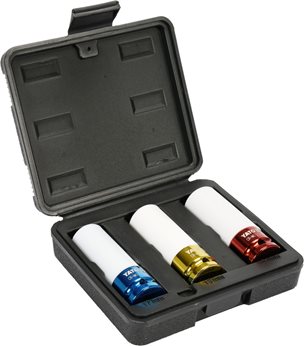 ZESTAW NASADEK DO FELG ALUMINIOWYCH 17, 19, 21MM